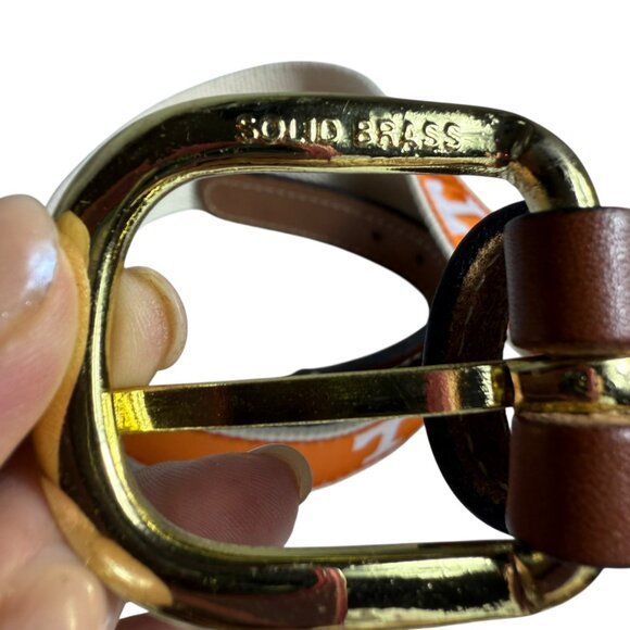 University of Tennessee “Power T” Belt • Size 38 • Solid Brass Hardware • EUC - Picture 2 of 6